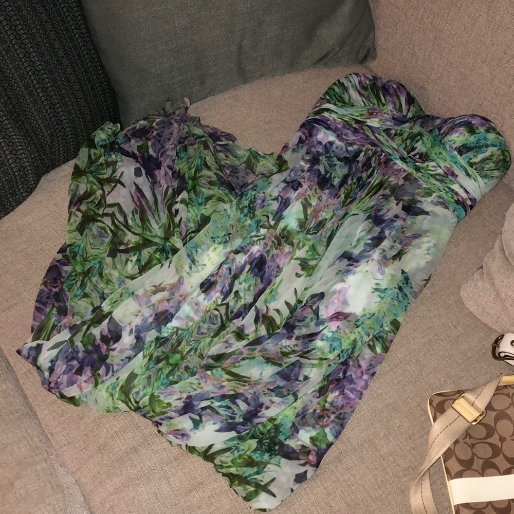 Aidan mattox flows dress